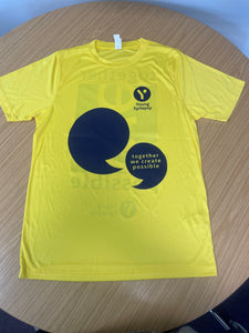 #Teampossible Running Top Yellow
