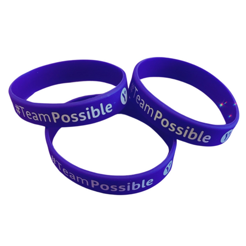 Purple Day Team Possible Wristbands