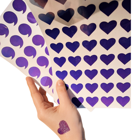 Purple Tattoo Transfers (Pack of 20)